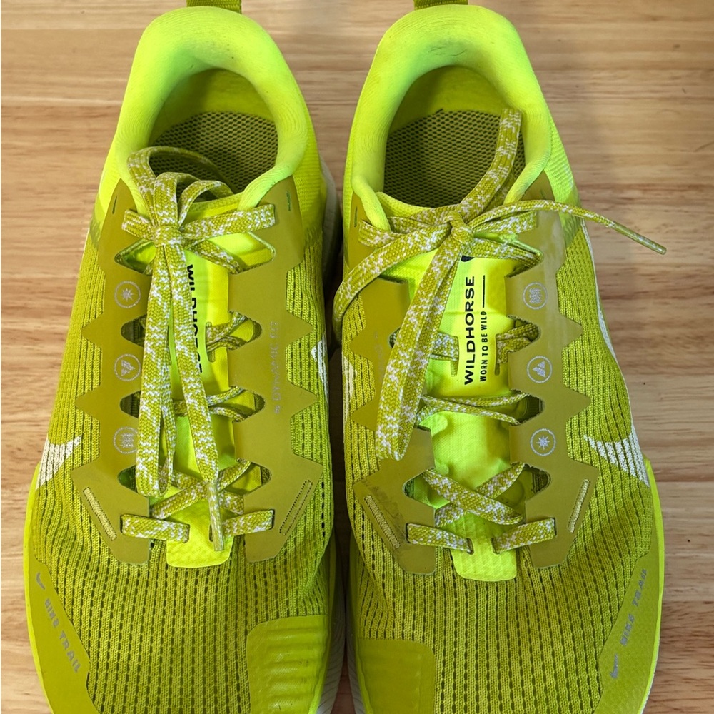 Nike Wildhorse Neon Green Trail Shoes - Picture 6 of 13